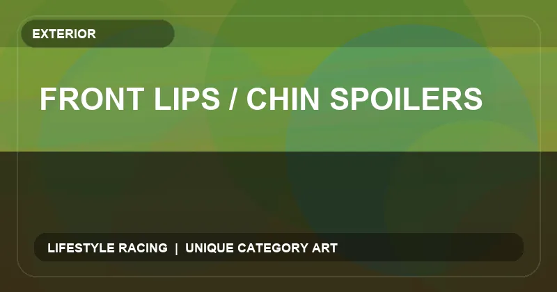 Front Lips / Chin Spoilers